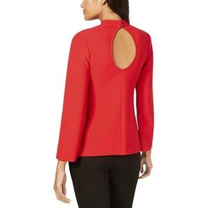 🏷 🆕 Trina Turk Bell Sleeve Red Top | Blouse